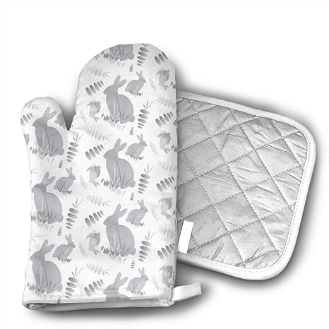 Guante para horno con conejo de Pascua, 2 unidades, para ...