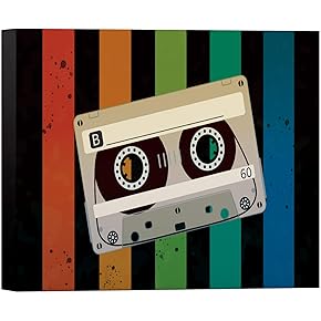 SIGNWIN Canvas Wall Art Retro Cassette Mix Tape...
