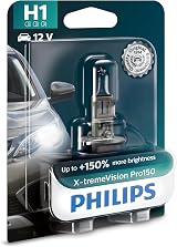 Philips X-tremeVision Pro150 H1 Car Headlight Bulb 150% Brighter view 3