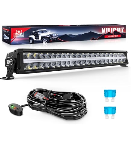 30inch Slim LED Light Bar Spot Flood Combo Work Offroad SUV Boat