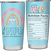 BDANTUMBLER Nurse Practitioner Gifts for Women NP Week Gifts Nurse Practitioner Appreciation Graduation Christmas Gift Travel Coffee Tumbler Mug 20oz
