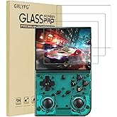 GXLYFG 3 Pack Tempered Glass Screen Protectors Compatible with ANBERNIC RG 35XXPro, Anti Scratch, Bubble Free, 9H Hardness