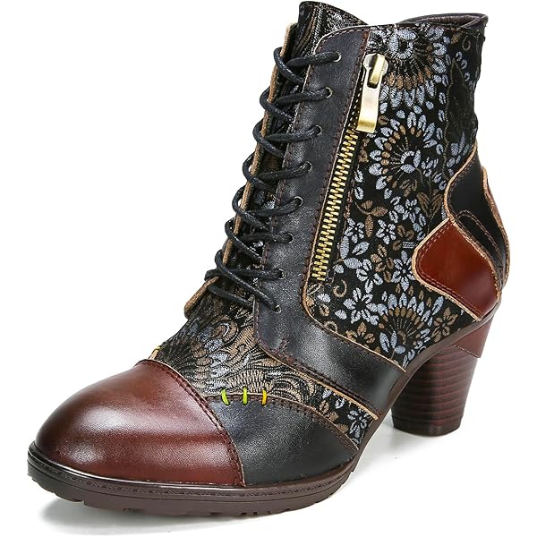 Amazon.com | metcandy Superladystar's Retro Handmade Leather Ankle