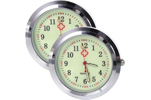 CALLARON 2pcs Nurse Table Digital Watch for Women Nurses Watch Digital Watches Nurse Watch Parts Fob Watch Replacement Clip on Luminous Miss Supplies Mirror Material: Ordinary Glass Mirror