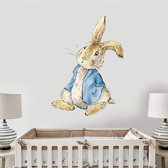 Peter Rabbit Wall Sticker Sat Down Official Peter Rabbit Wall Art