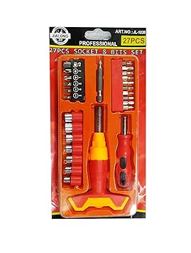 shopper 52.com cast aluminium Multi Purpose 27 Pcs Screwdriver Socket Set