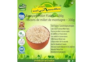 nalAmudhu Barnyard Millet Flakes | Jhangora Odalu Poha | Kuthiraivali Aval -330g