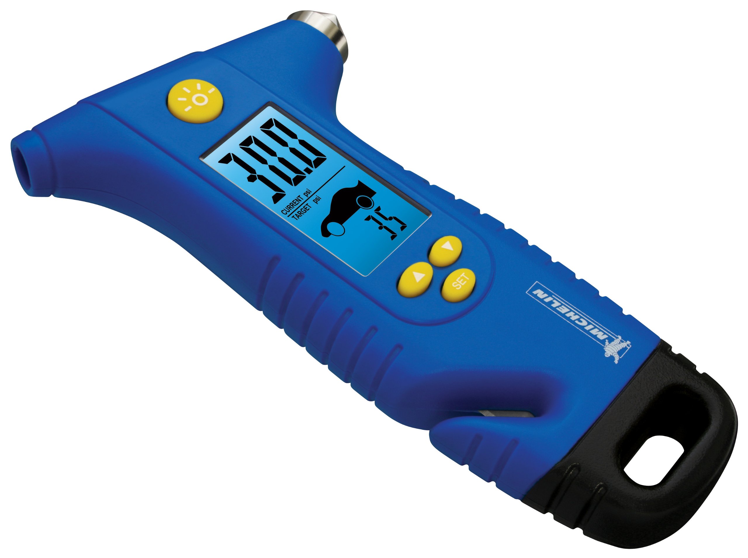 MICHELIN MN4205B Programmable Tire Gauge with Emergency Hammer and Seat Belt Cutter Shop