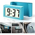 Betus Car Dashboard Digital Clock - Vehicle Adhesive Clock with Jumbo LCD Time & Day Display - Mini Automotive Stick On Watch for Car Truck Dashboard & Air Vent