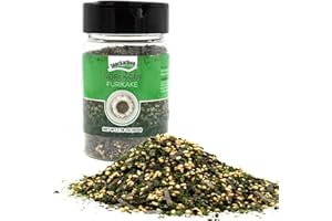 Snackathon Furikake Rice Seasoning, Japanese Spices Topper for Rice Ball, Salad, Stir Fried Vegetables (Pack of 1, Nori Komi)