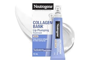 Neutrogena Collagen Bank Lip Plumping Treatment (Vanilla), Volumizing Technology, helps increase the look of lip fullness, 14