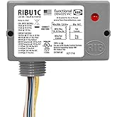 Functional Devices RIBU1C Pilot Relay, 10 Amp SPDT, 10-30 Vac/dc/120 Vac Coil, NEMA 1 Housing