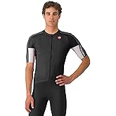 CASTELLI Men’s Entrata 6 Jersey, UPF Sun Protection, Quarter Length Sleeve Jersey for Road Cycling & Gravel Biking & Racing