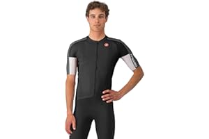 CASTELLI Men’s Entrata 6 Jersey, UPF Sun Protection, Quarter Length Sleeve Jersey for Road Cycling & Gravel Biking & Racing