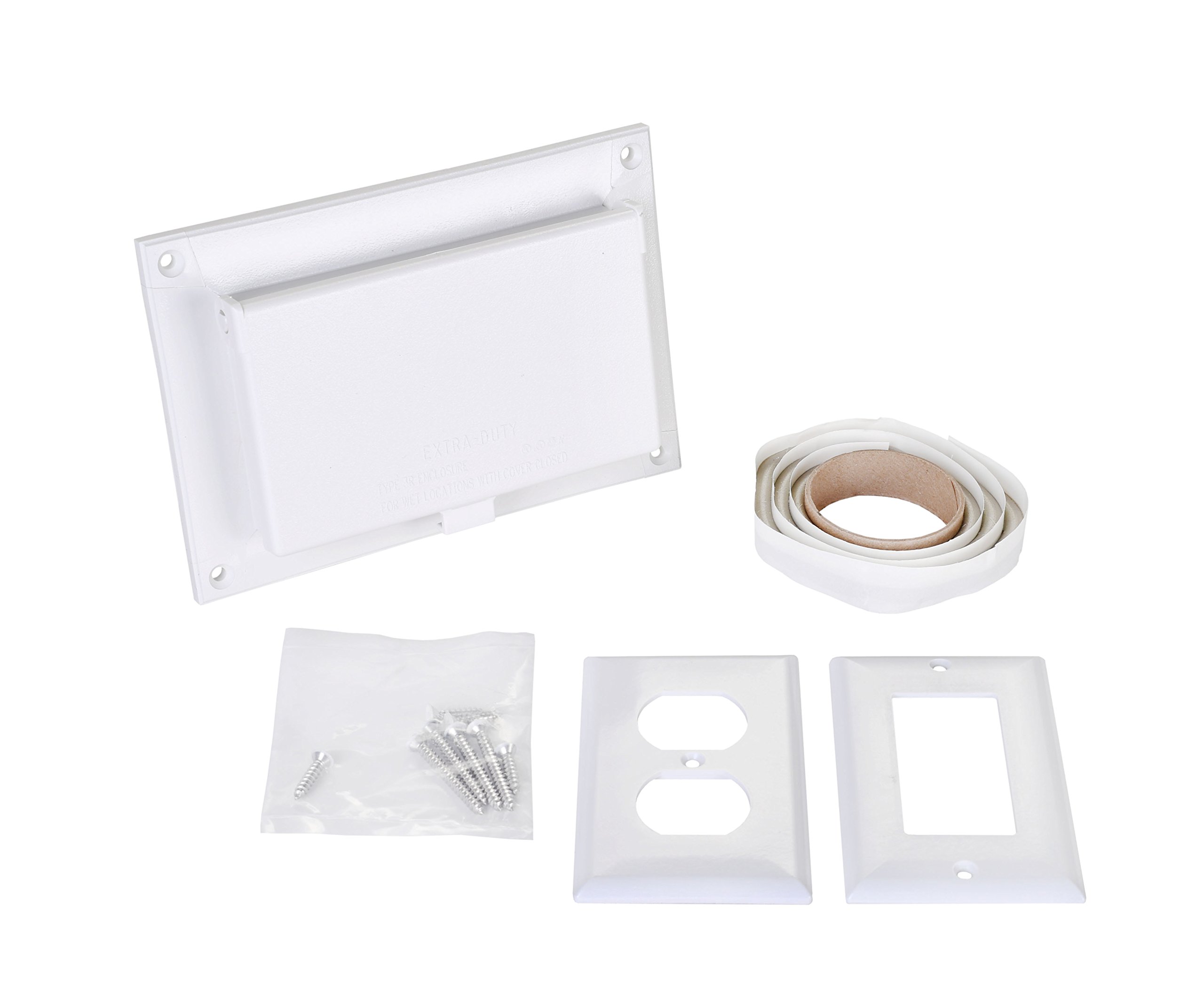 Arlington DBHR1W1 Low Profile IN BOX Electrical Box with Weatherproof