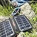 Voltaic Systems Amp Portable Rapid Solar Charger with Battery Pack (Power Bank) 6,400mAh | Powers Phones Compatible with Apple Phones, Tablets, USB, & More | Waterproof - Silver