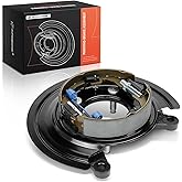 A-Premium Rear Loaded Parking Brake Backing Plate Assembly Compatible with Dodge, Ram Models - 2500 3500 2011, Ram 2500 Ram 3