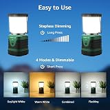 Lepro Camping Lights Rechargeable Lantern 1000 Lumen 4 Modes 4400mAh Power Bank view 3