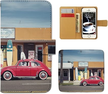 Amazon Co Jp Iphone Se 第2世代 Iphonese2 ケース 手帳型 クラッシック 手帳ケース スマホケース カバー クラシックカー 車 レトロ ビンテージ E 家電 カメラ