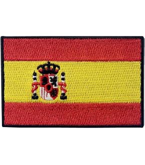 2 Pieces Italy Shield Flag Patch Embroidered Applique Iron On