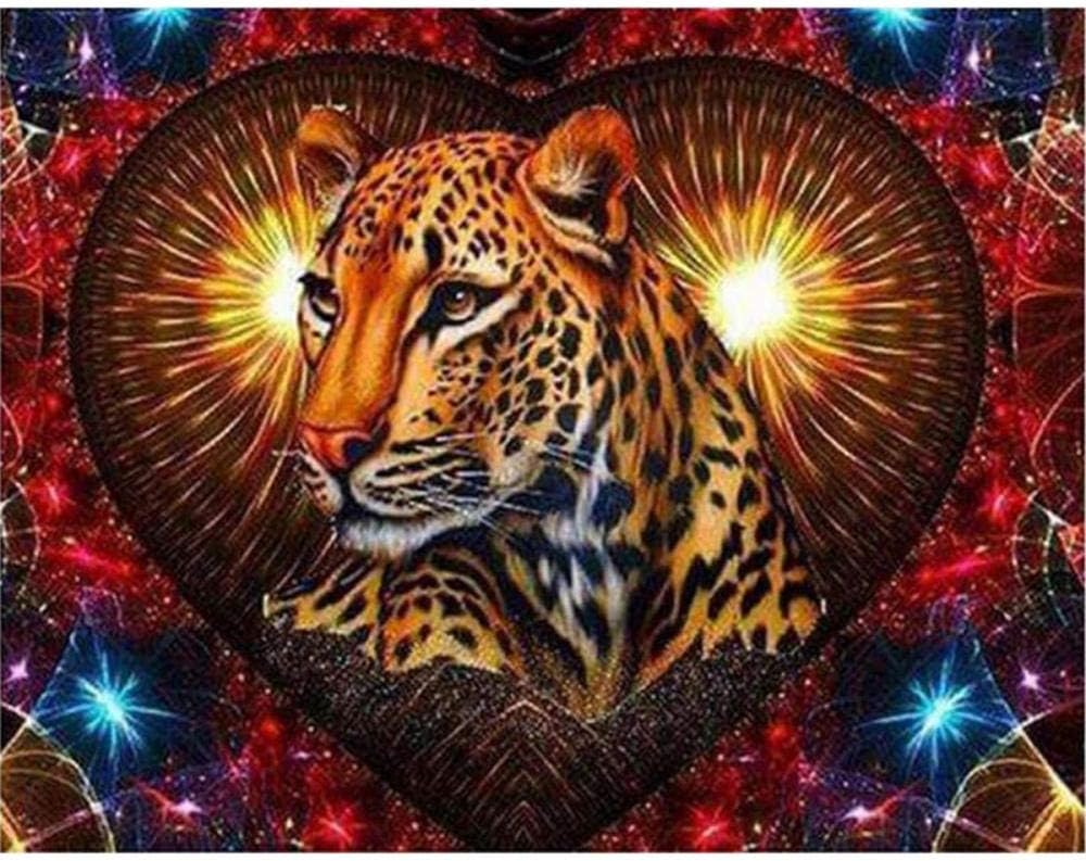 Amazon 1000ピースパズルヒョウと花火パズルパズルx26cm ジグソーパズル おもちゃ