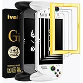 ivoler 3-Pack Screen Protector for ASUS ROG Xbox Ally/ROG Xbox Ally X (2025), [Alignment Frame] 9H Tempered Glass, Full Cover