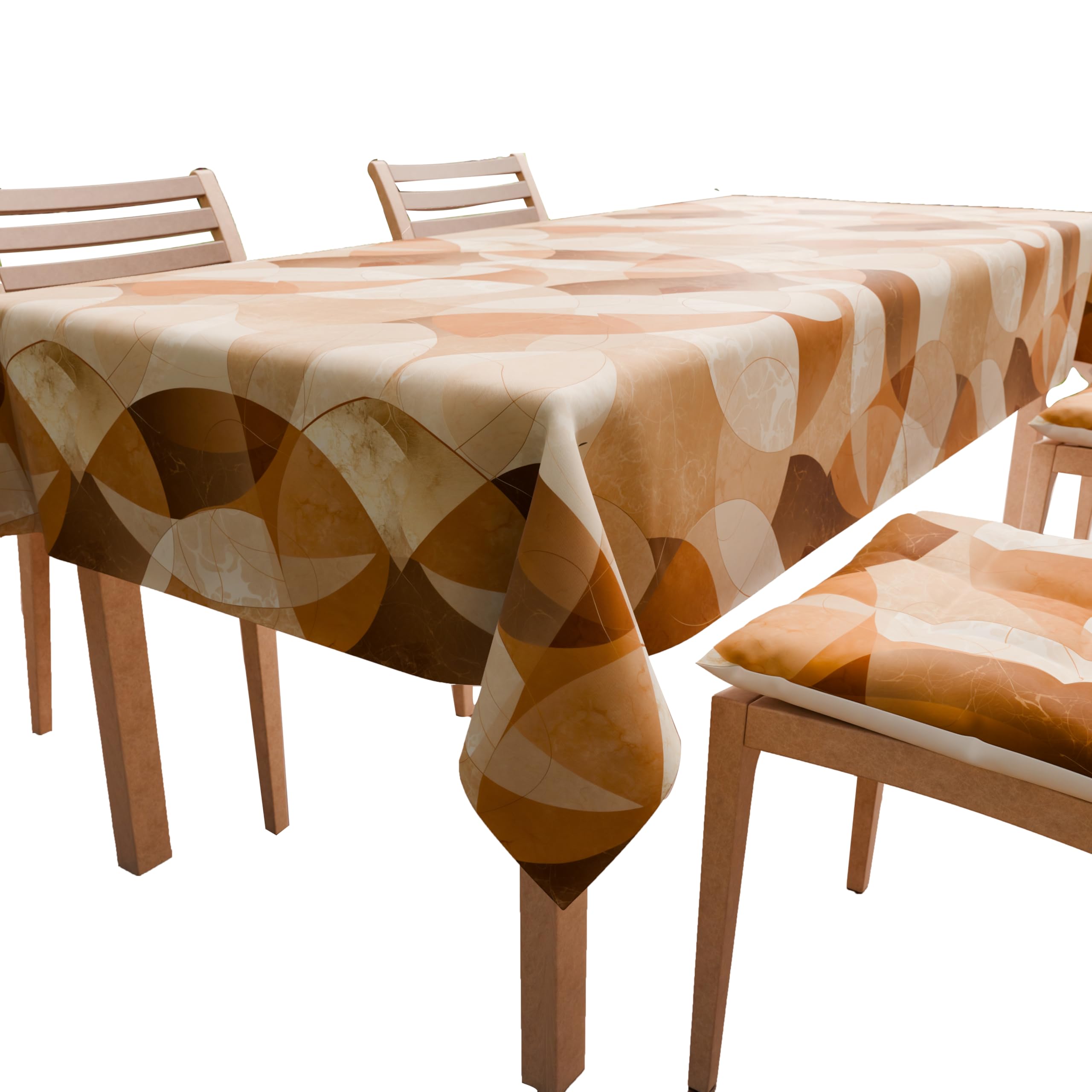 PETTI Artigiani Italiani - Table Cloth, Table Cloth, Kitchen Tablecloth in Cotton Design Lidia Beige X18 Seats (140 x 360 cm) 100% Made in Italy