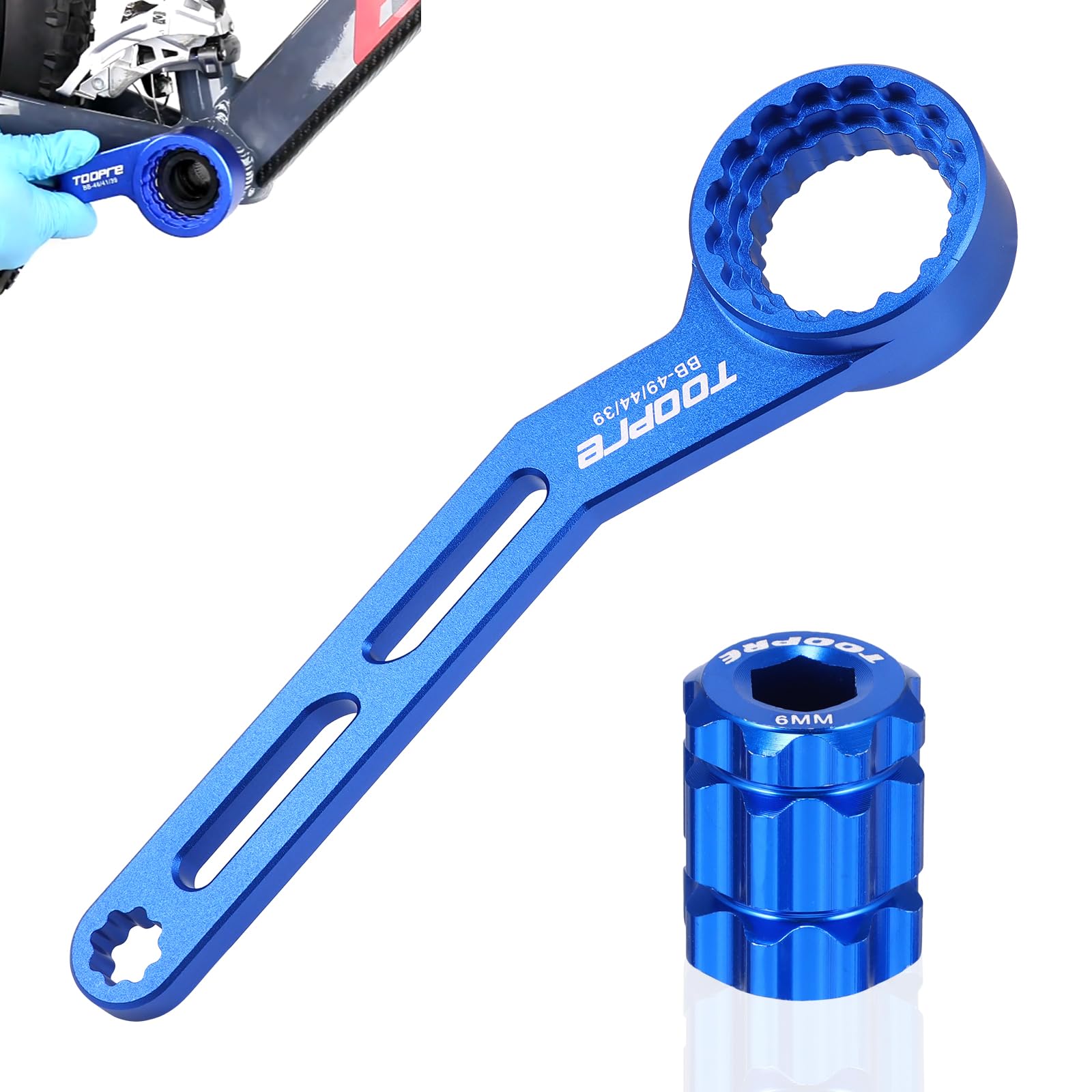 5 in 1 Multifunction BB Wrench Tool for Shimano and SRAM Bottom Bracket - Alloy Remover for Cycling Equipment