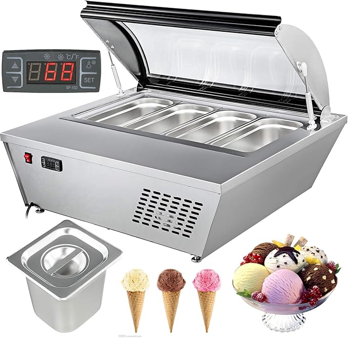 flat top ice cream freezer