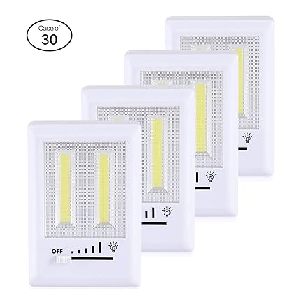 Case Of 30 Dewenwils Dimmable Led Night Light Switch Battery