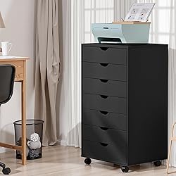 OLIXIS 7 Drawer Mobile File Cabinet Under Desk