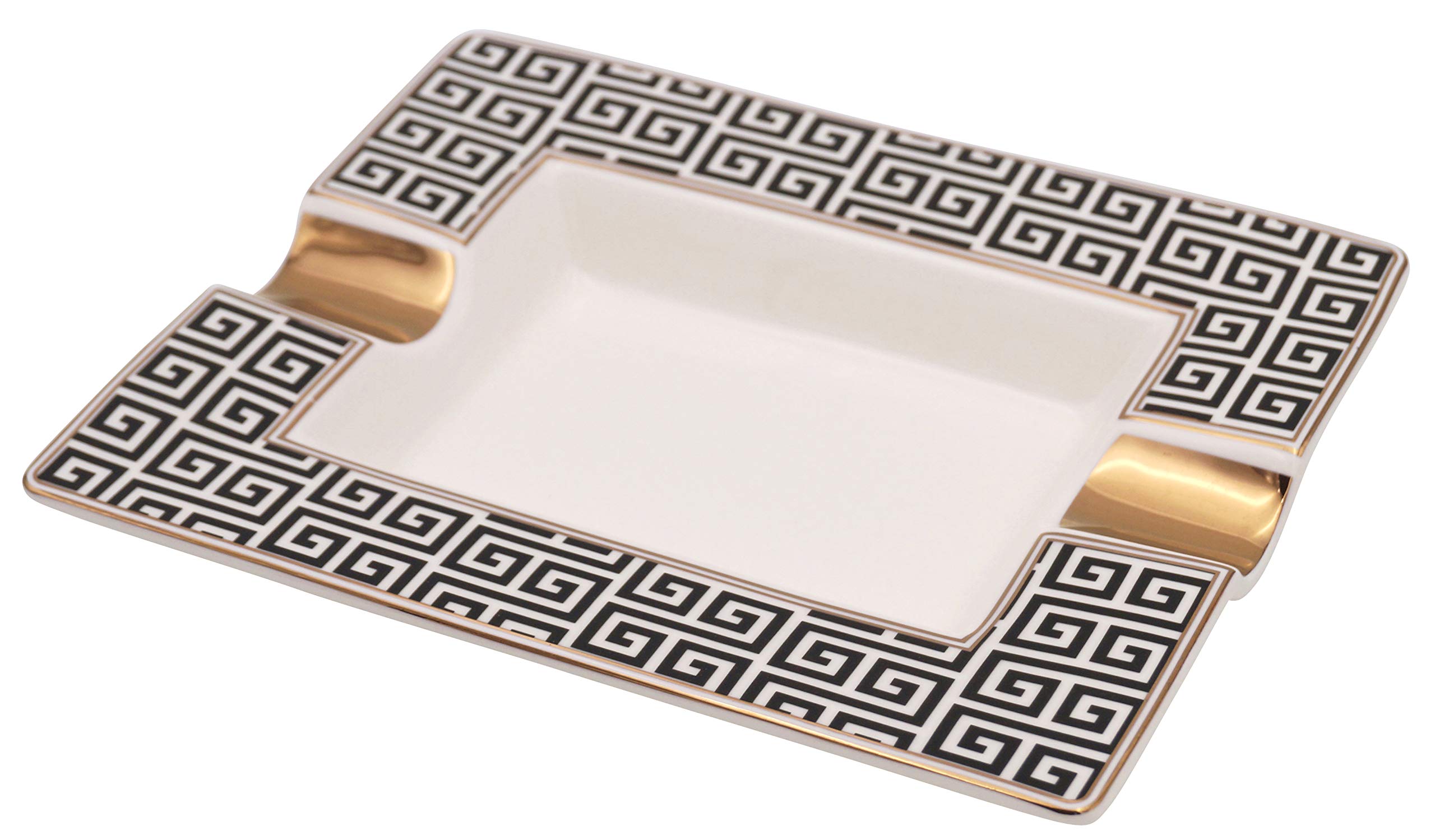 GERMANUS Cigar Ashtray Made of Real Porcelain - Moorish