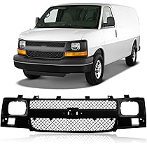 Amazon.com: CarPartsDepot, Front Raw Matte Black Grille