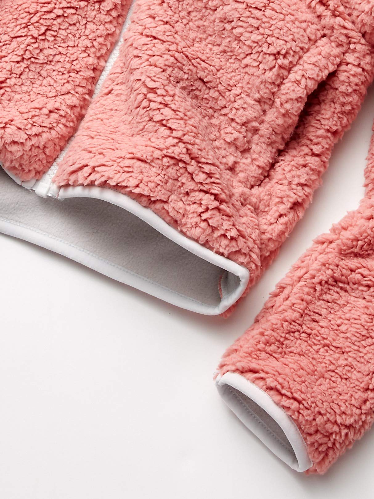 Amazon Essentials Girls and Toddlers' Sherpa Fleece Full-Zip Jacket