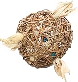 HappyPet Natural Willow Ball Small Animal Chew Toy Large Eco Friendly