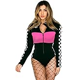 Beauty's Love Halloween Speed Car Driver Costume for woman - Racer Bodysuit Costumes