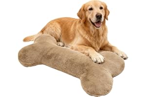 Large Bone Shaped Cushion for Dogs, Cute Dog Bone Shape Plush Pillow, Soft Cuddly Pet Cushion for Cats Puppies & Dogs Owners,