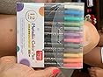 Pennarelli Metallici 10 Colori – Penne A Inchiostro Metallizzato Per Vetro, Ceramica, Pietra, Legno, Scrapbooking E DIY