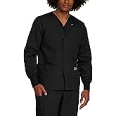 Landau Scrub Zone Unisex Relaxed Fit 2-Pocket Snap-Front Scrub Jacket 75231