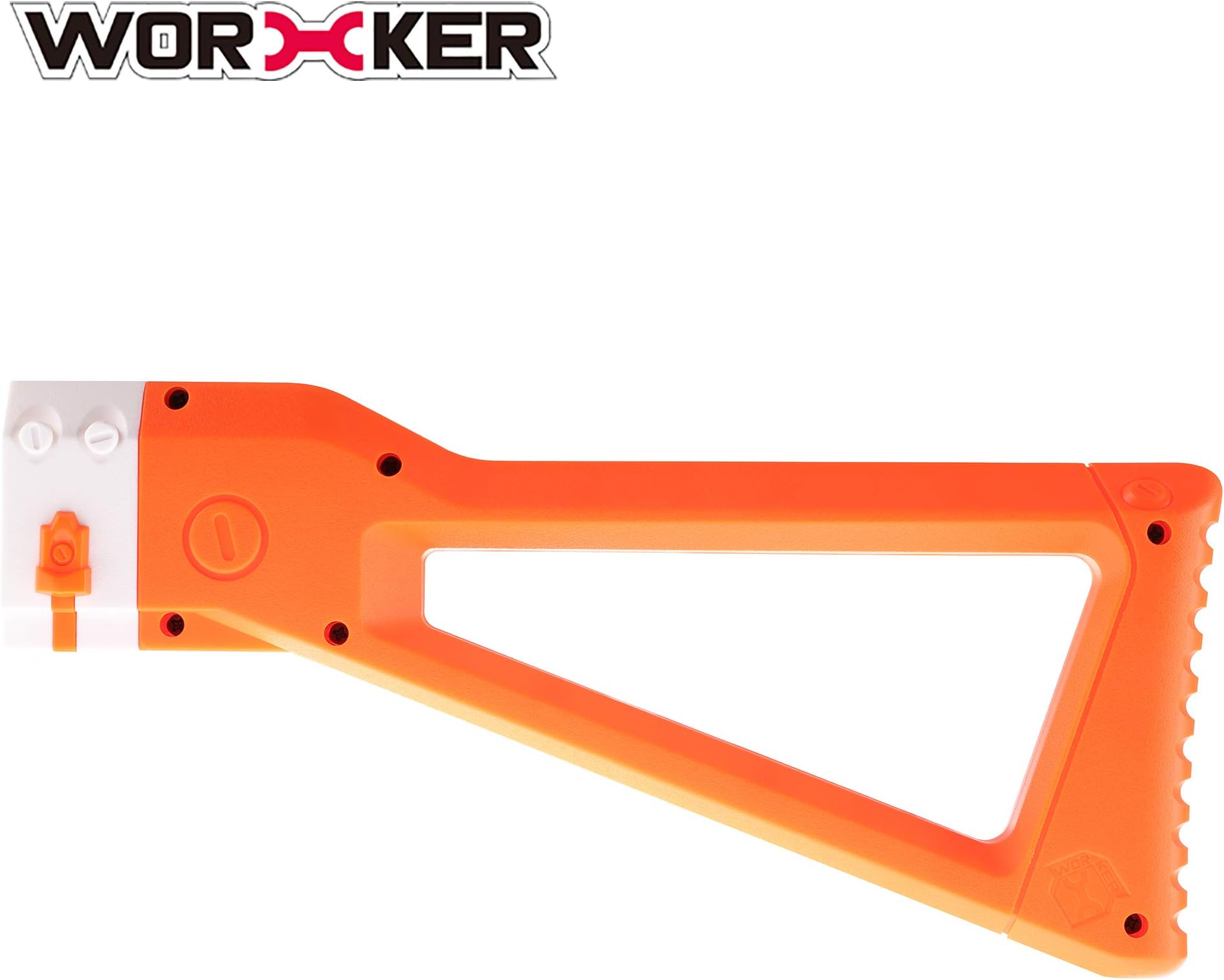 Worker Modification Shoulder Stock mod Kits for Nerf Elite n-Strike stryfe Modulus Blasters Toy (Orange)