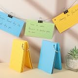 Thboxes 360 PCS Flash Cards 4.9 x 2.9 inch Ruled Index Cards with Binder Rings view 7