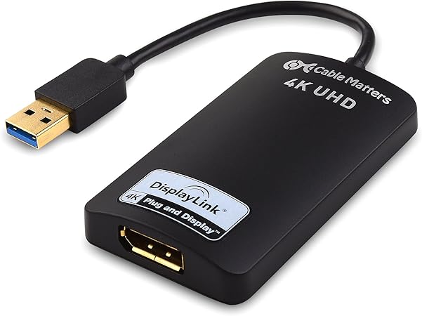 to DisplayPort Adapter, USB 3 