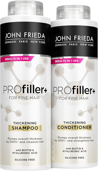 John Frieda ProFiller+ Thickening Shampoo & Conditioner Duo 500ml