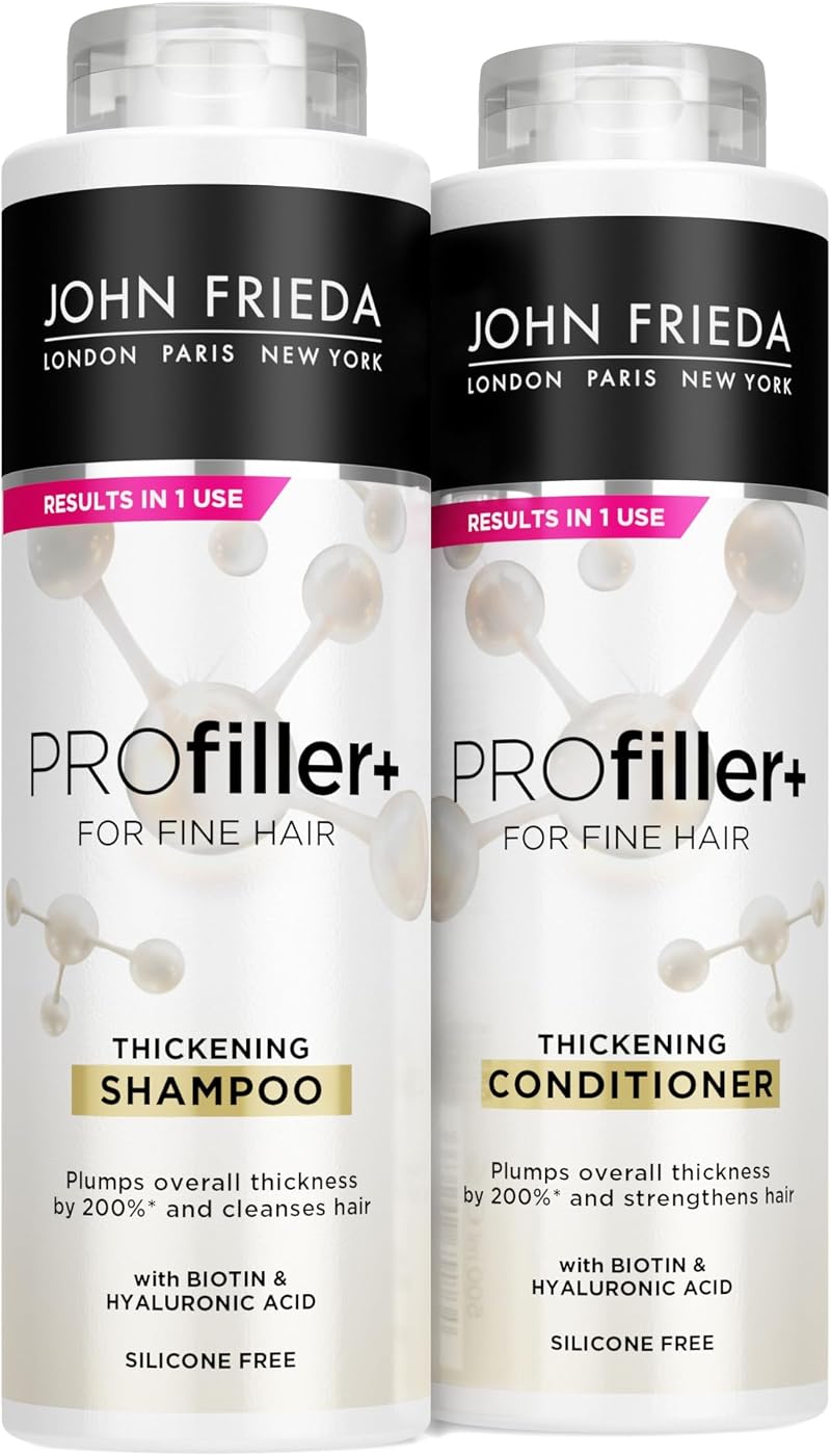 John Frieda ProFiller+ Thickening Shampoo & Conditioner Duo 500ml