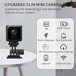 Mini Wireless Camera 4K HD WiFi Camera Small Home
