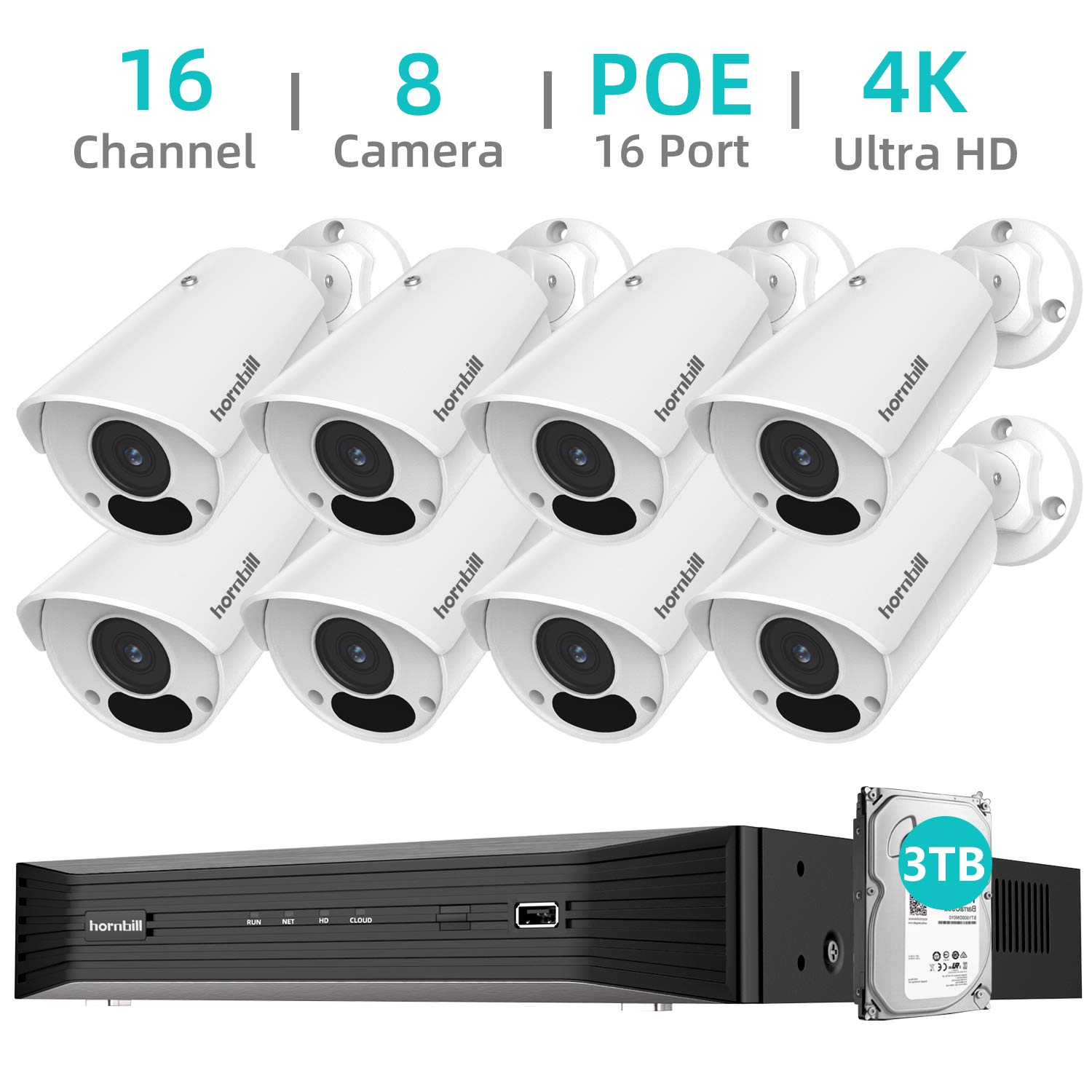 Best Home Security Camera System 16 Channel Poe