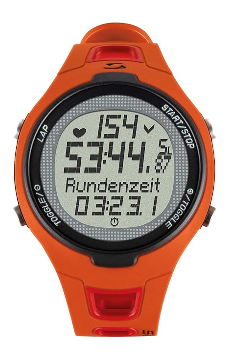 SIGMA SPORT Pulsuhr PC 15.11, neues Design, Herzfrequenz mit Brustgurt, EKG genau, wasserdicht