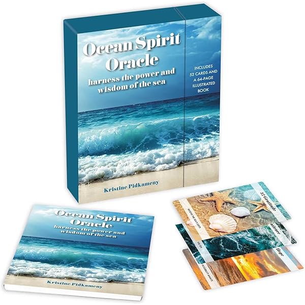 Whispers of the Ocean Oracle Cards: 50 full col cards and 124-page