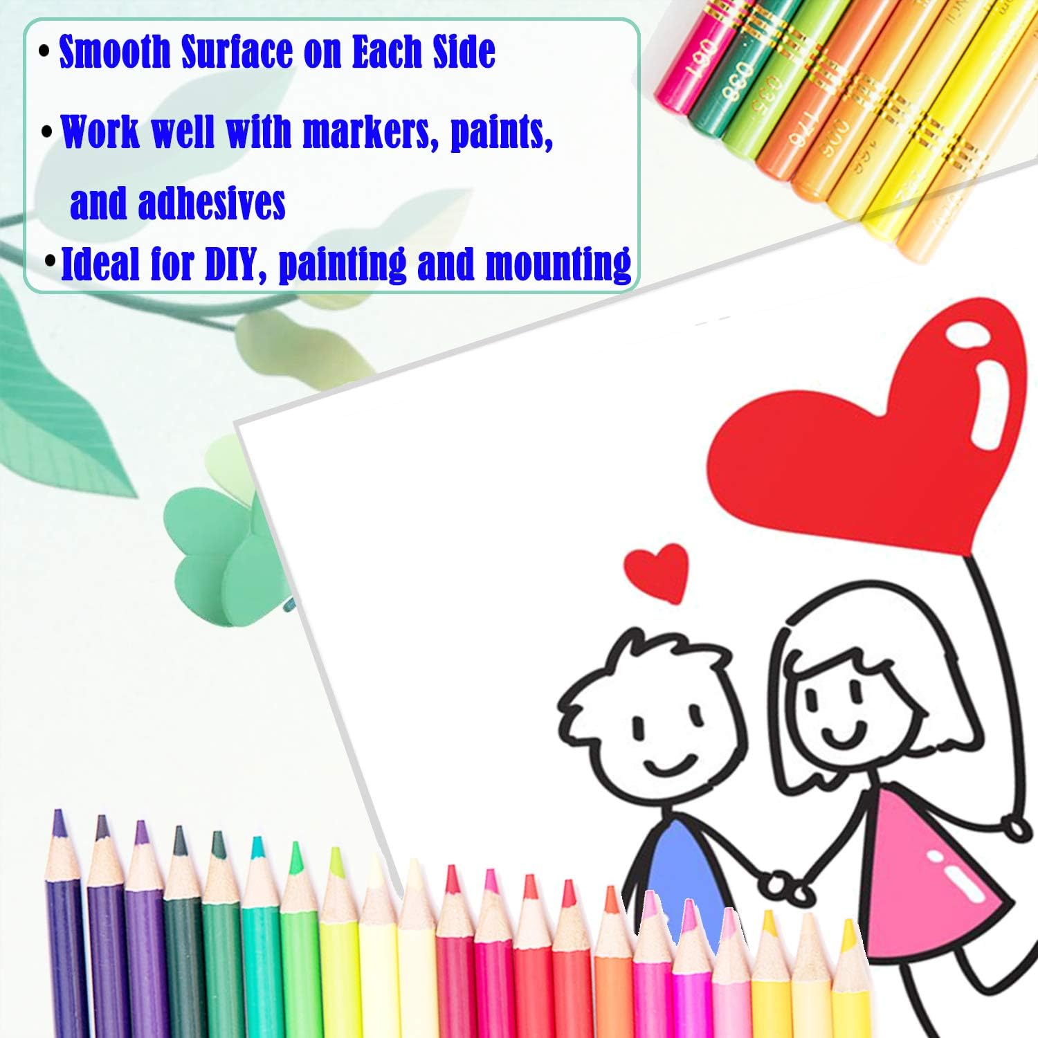 20Pack Foam Core Board, 11"x15" White Foam Board, 3/16" / 5MM Thick Mat Board Center, Foam Backing Boards for Mounting Photographs and Artwork, 3-D Modeling, Signage, Poster Making : Office Products