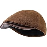 Gvatasz Woolen Newsboy Cap for Men Women Winter Irish Newsies Cabbie Hat Classic Vintage Ivy Cabbie Caps Hooligan Driver Hats
